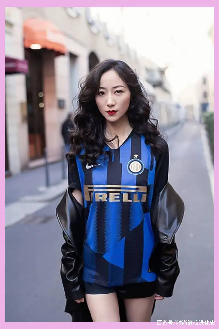 整体|36岁韩雪为装嫩拼了!篮球服搭黑皮衣,长腿秀冷艳气场