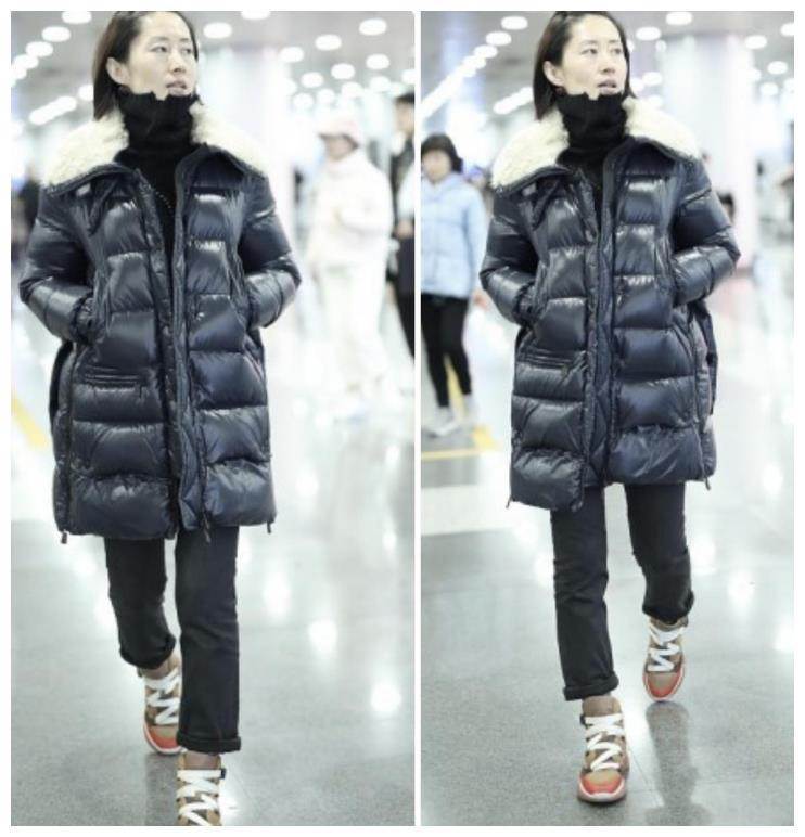 刘敏涛|真服了刘敏涛，那么短的头发还冲头扎个小啾啾，45岁素颜也显嫩