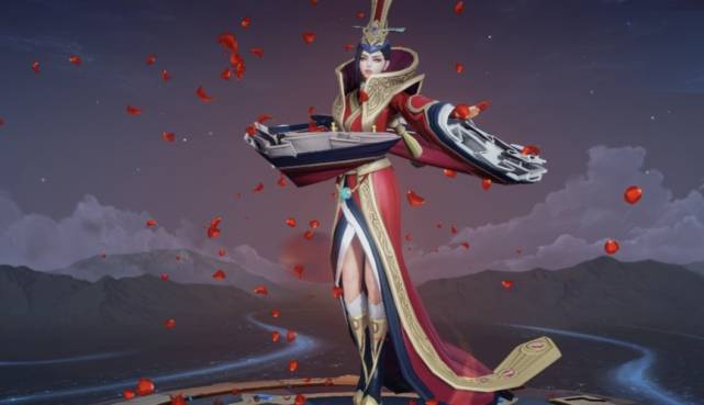 这款皮肤是武则天的一款勇者品质的皮肤,东方不败的造型还是比较霸气