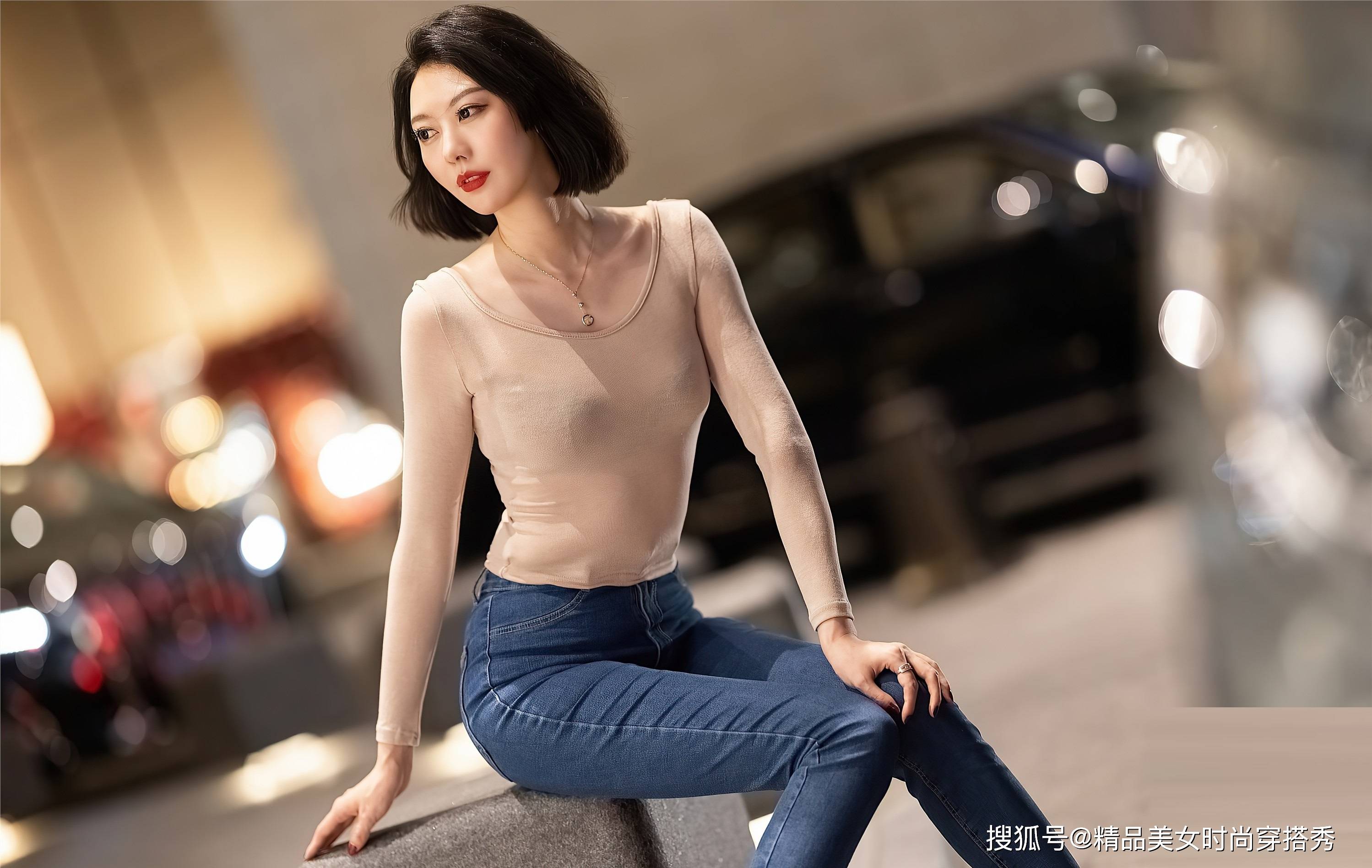 长袖|简约大气的牛仔裤，简约大气又不失个性的时尚元素