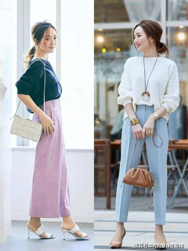 身材|只要“2条裤子和裙子”,就能搭出不同风格,她是如何做到的?