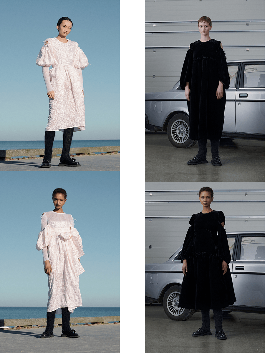 系列|Cecilie Bahnsen 2021秋冬系列,用布料和颜色来探索时尚,传递自由与能量运动