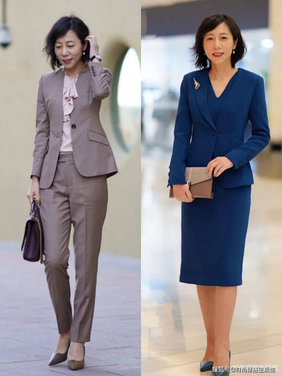 气质|上了年纪的女人别穿太花哨，掌握这2个思路和3种搭配，时髦又减龄