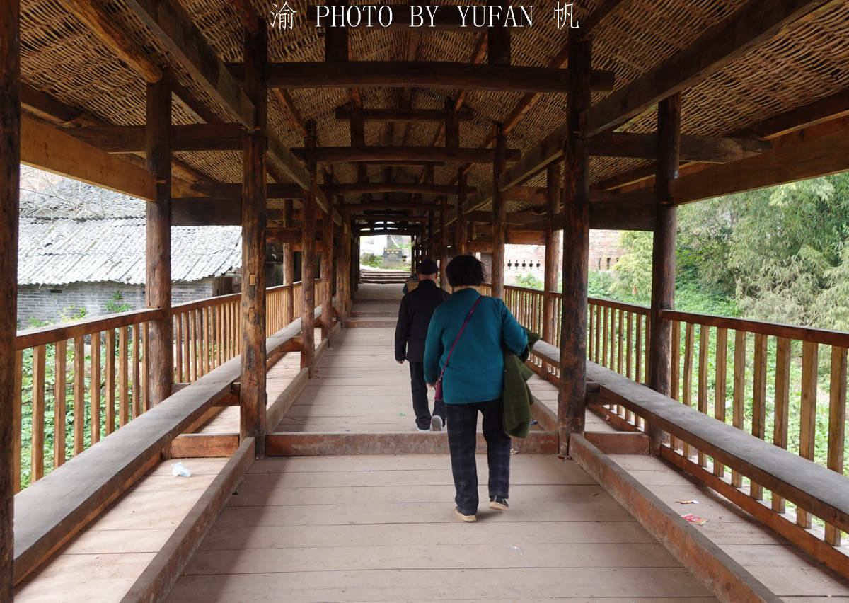 潼南文物地图：独一无二的长廊桥，建于乾隆年间，已有260年历史