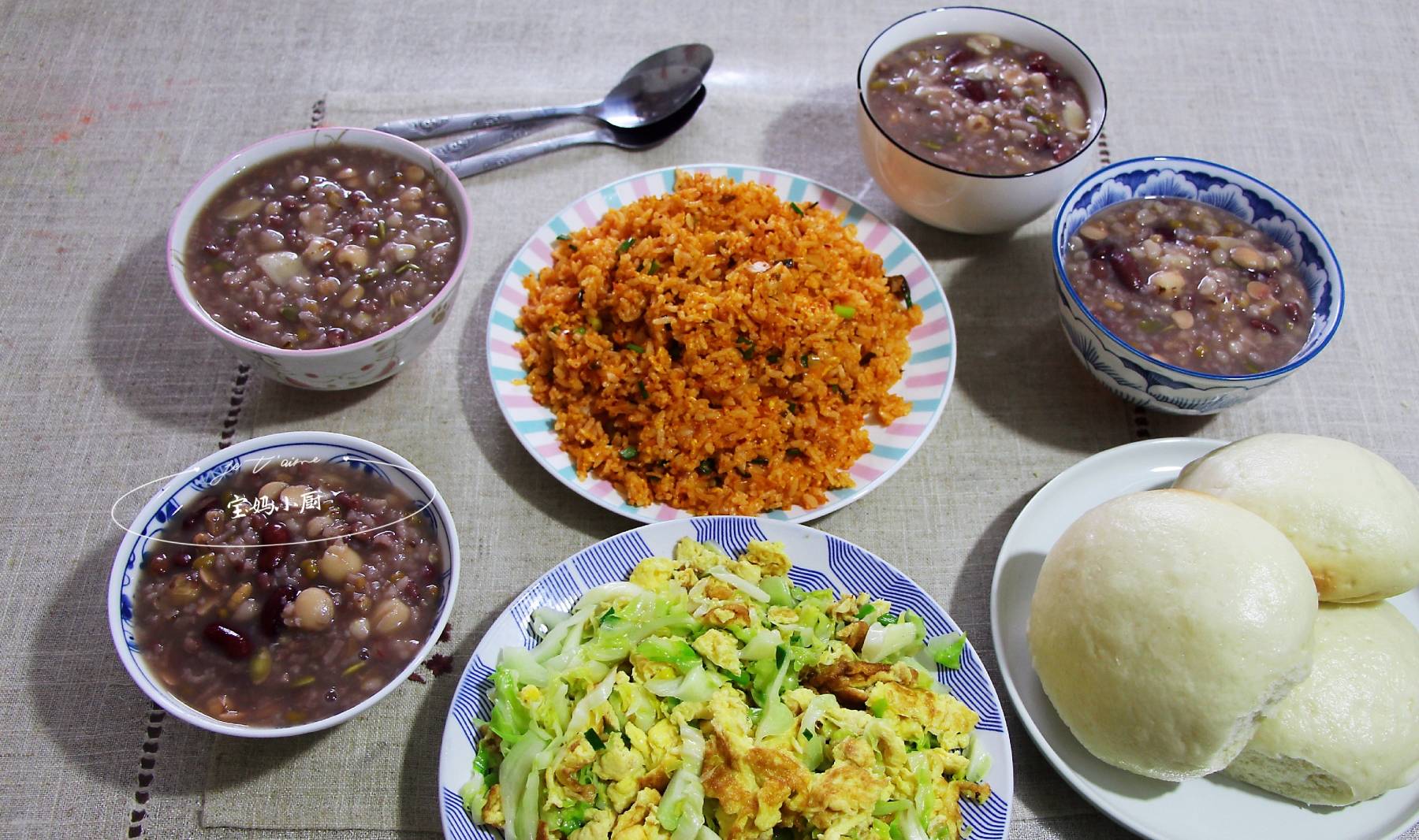 圆白菜|晒晒我家一周早餐,应季食材换着花样做,经济味美,全家满意