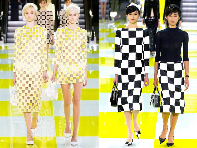 短裙|时隔8年棋盘格又成爆款？周迅短裙时髦俏皮，刘雯杨幂私服带货