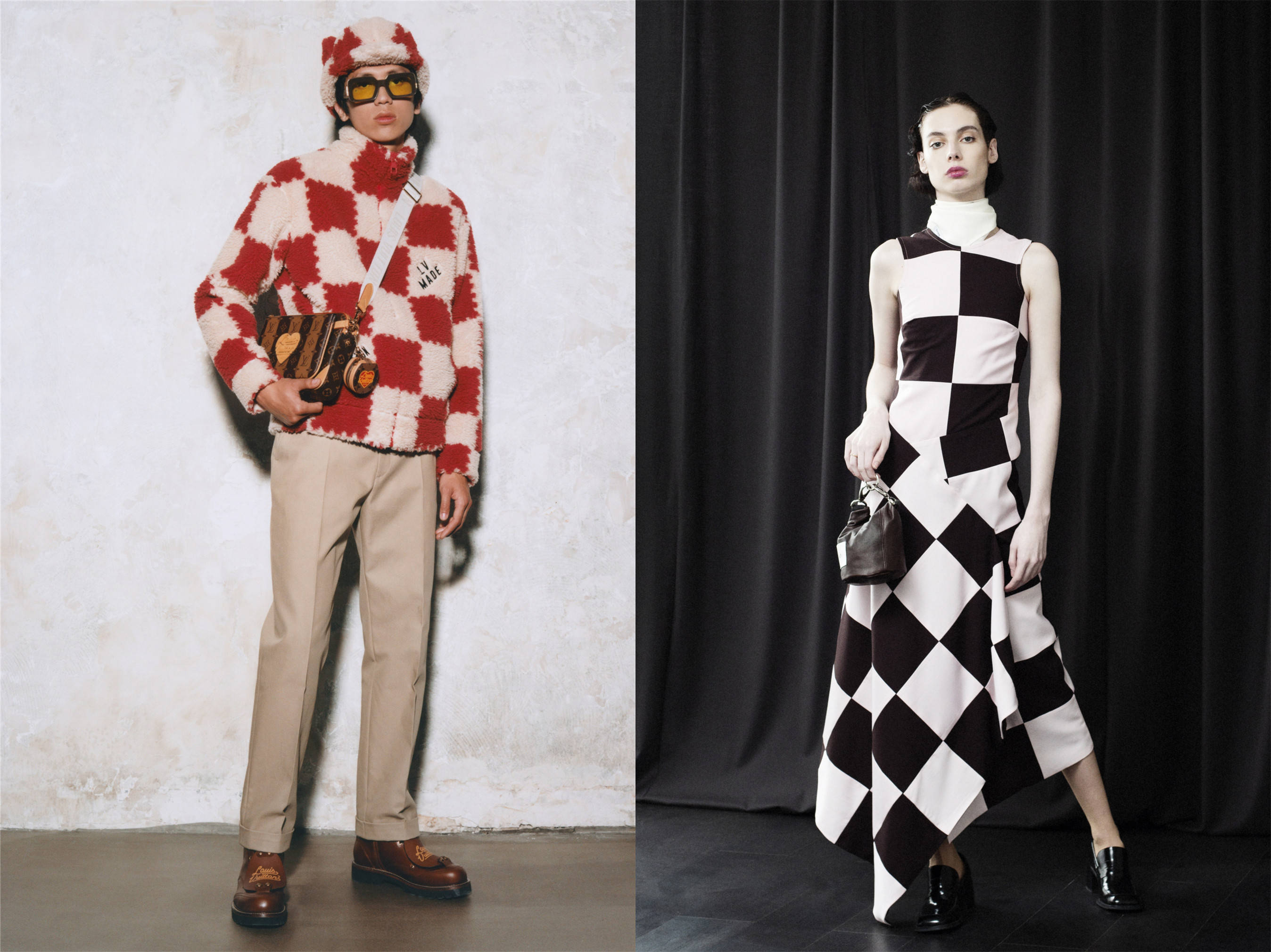 短裙|时隔8年棋盘格又成爆款？周迅短裙时髦俏皮，刘雯杨幂私服带货