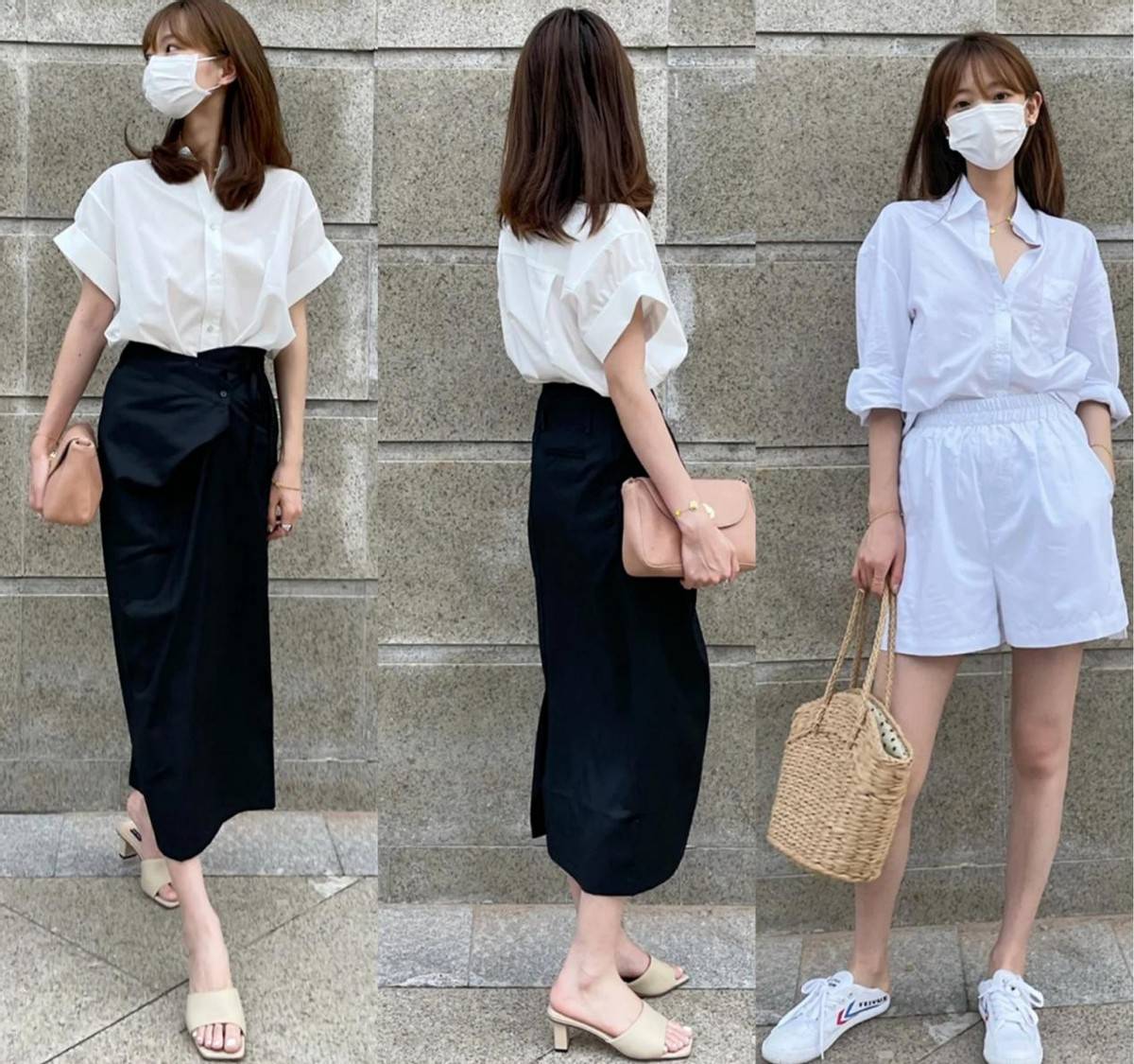 西裤|夏季衣服再多不如会搭,不信看她用实用款穿出好气质,优雅又时尚