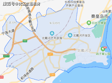 秦皇岛市各区域划分图图片