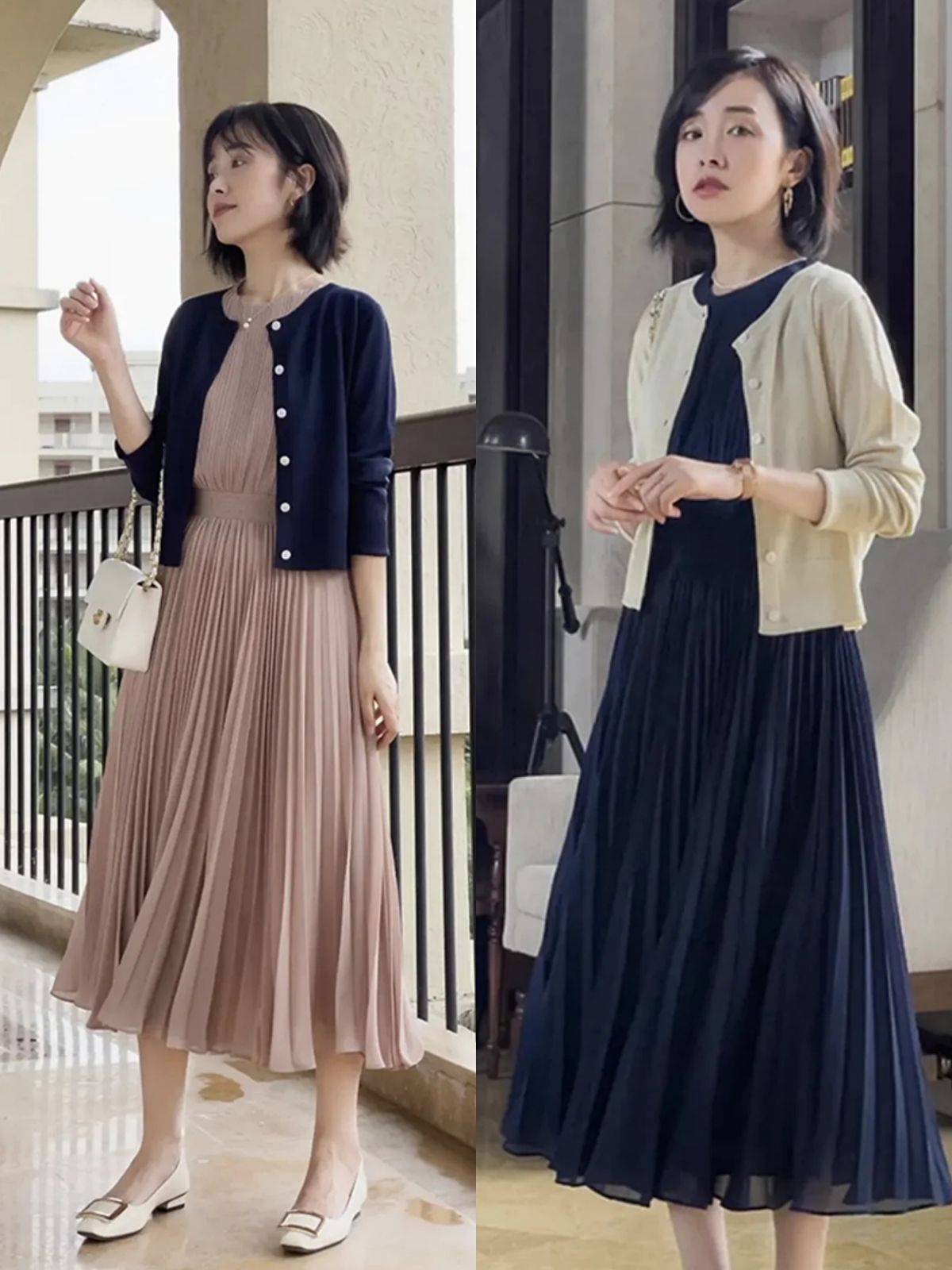 polo|比T恤衬衫更温柔，针织衫才是40岁女人首选，配裙子裤子都优雅