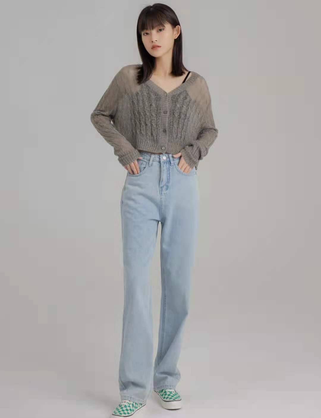 身材|青春减龄的牛仔裤搭配好了，温柔时髦又显高挑，很适合小个子女生