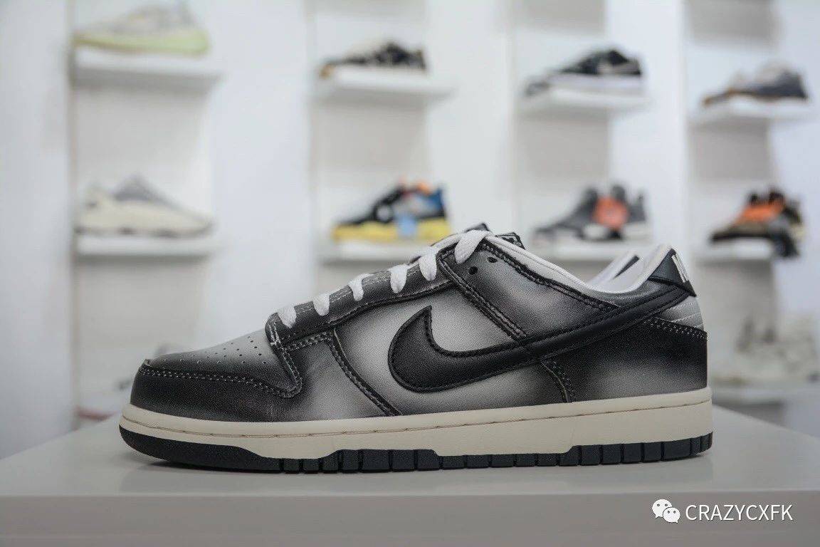 耐克|耐克 Nike SB Dunk Low Retro Haze 黑灰渐变涂鸦板鞋