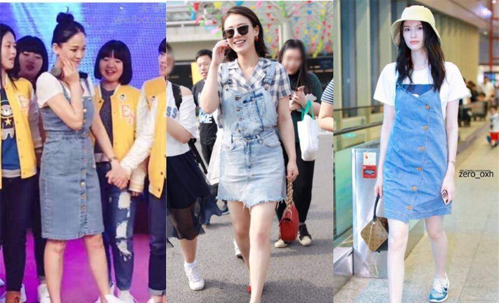 颖宝|赵丽颖离婚后罕见炫富，走机场百万豪车接送，穿背带裙火罐印抢镜