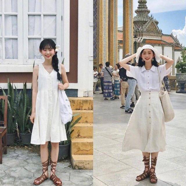 夏天|小个子女生不知道怎么穿？学会这24套夏季穿搭，简单好看还显高