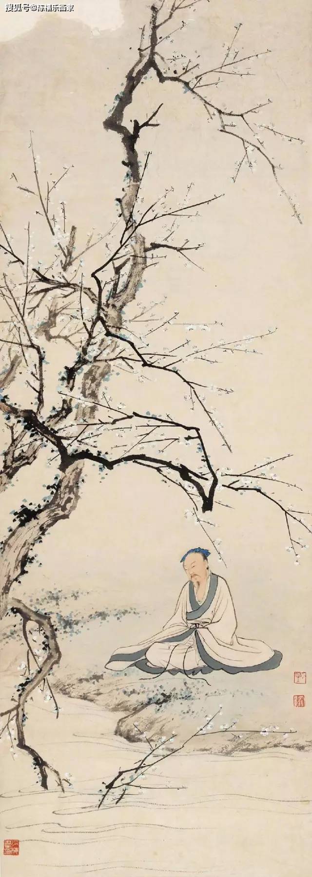 陈少梅(1909—1954,一代英年早逝的国画大师,他不仅仕女画得好,山水