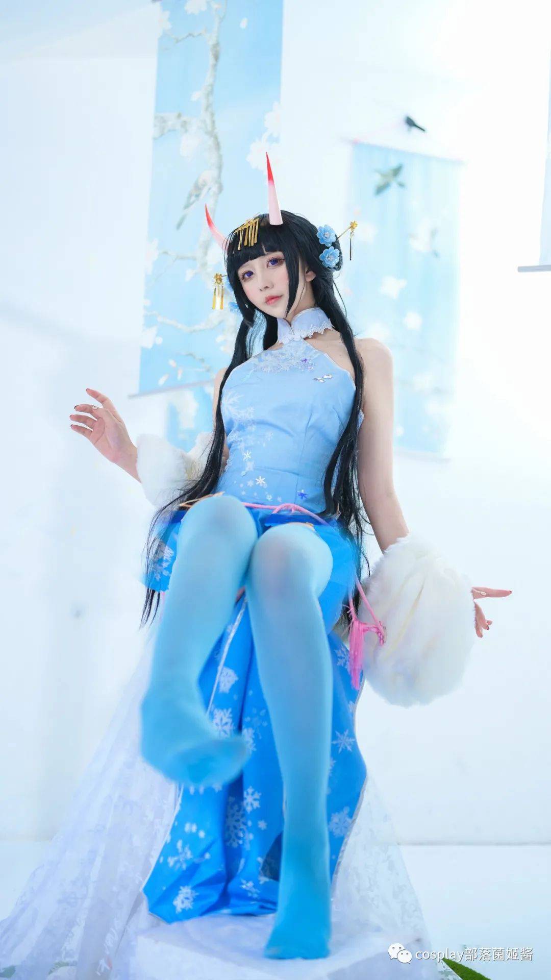 cos:碧藍航線旗袍能代cos正片@九曲,指揮官,來賞賞景吧