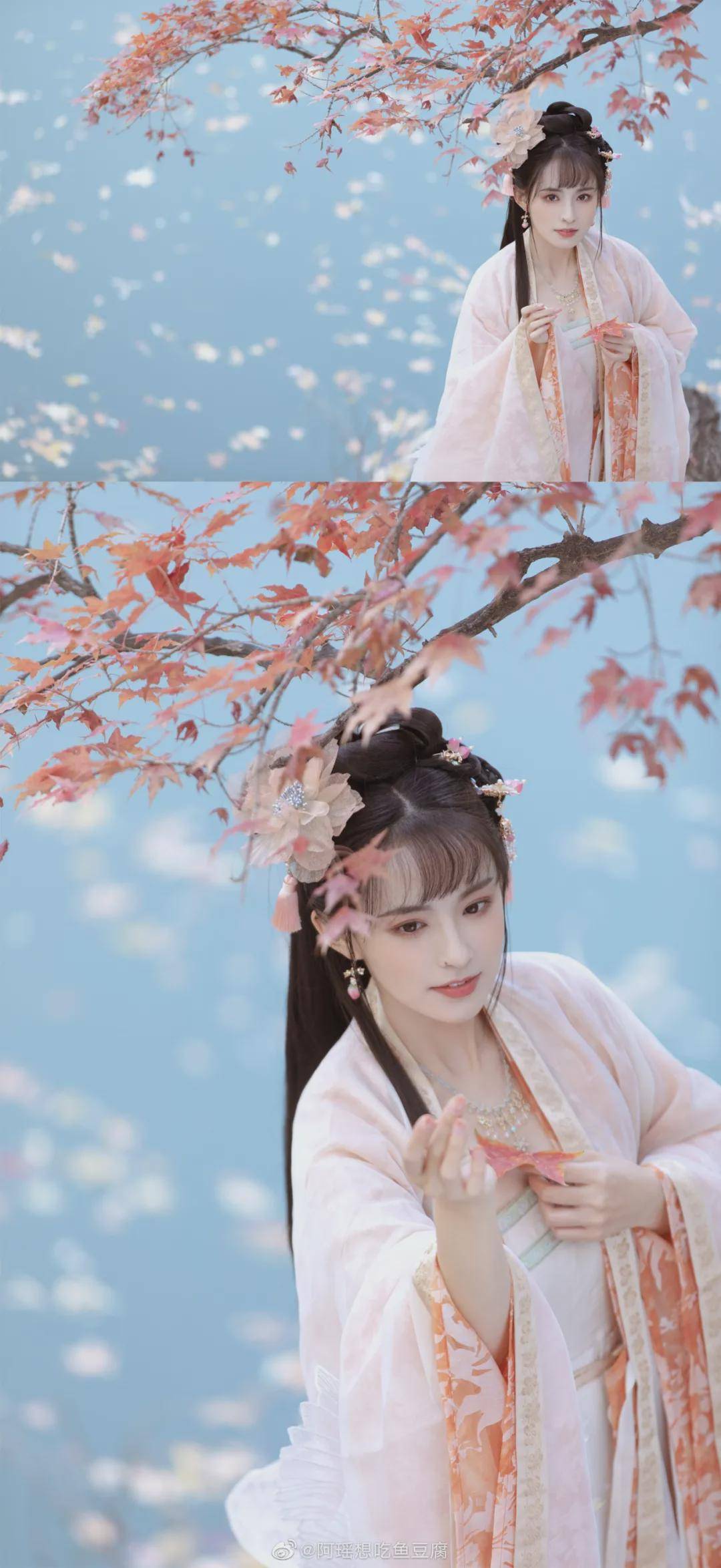 摄影|汉服小仙女：山野千里，有你欢喜