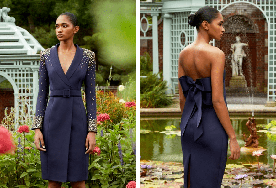 增加了|Badgley Mischka 2021春夏，荷叶边与夸张结合，日常非同一般