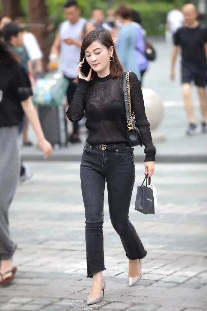 带着|高跟鞋时尚又气质，搭配上去更有女神范