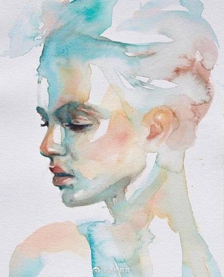 Jenny Barnes的水彩人物 水彩画