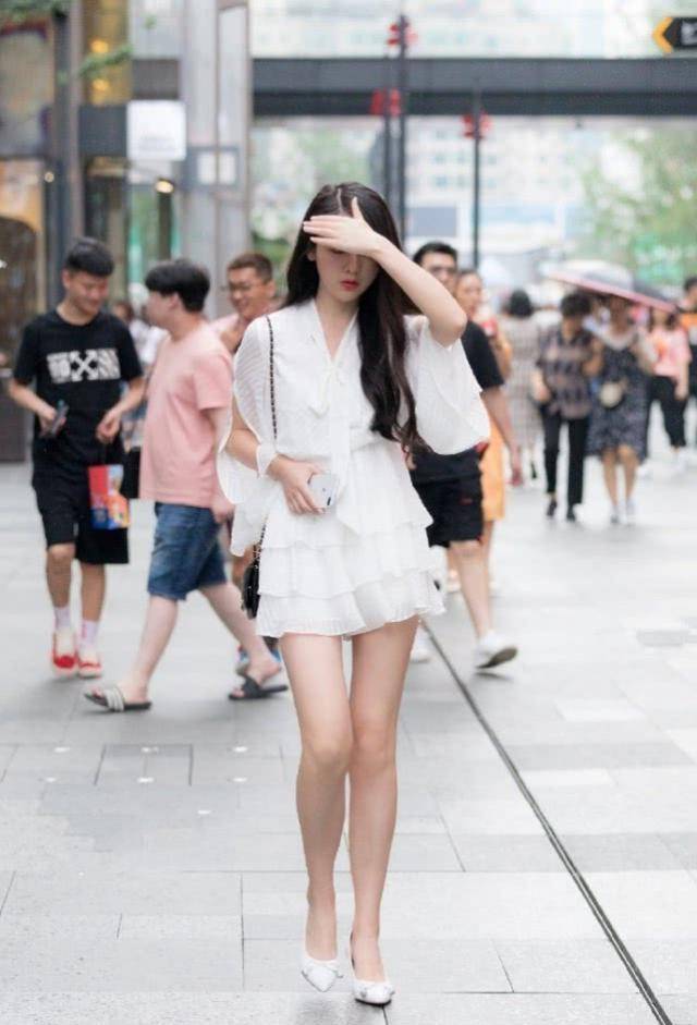 仙女|纯白色仙女蛋糕裙，清纯迷人，营造高雅气质
