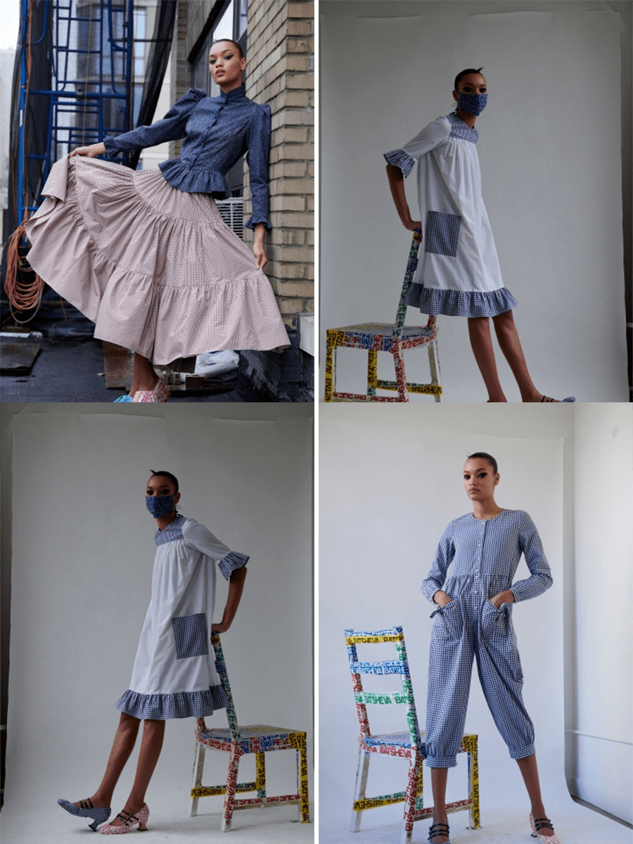 对比|Batsheva 2021春夏，简约甜美，浪漫氛围浓厚的手工感