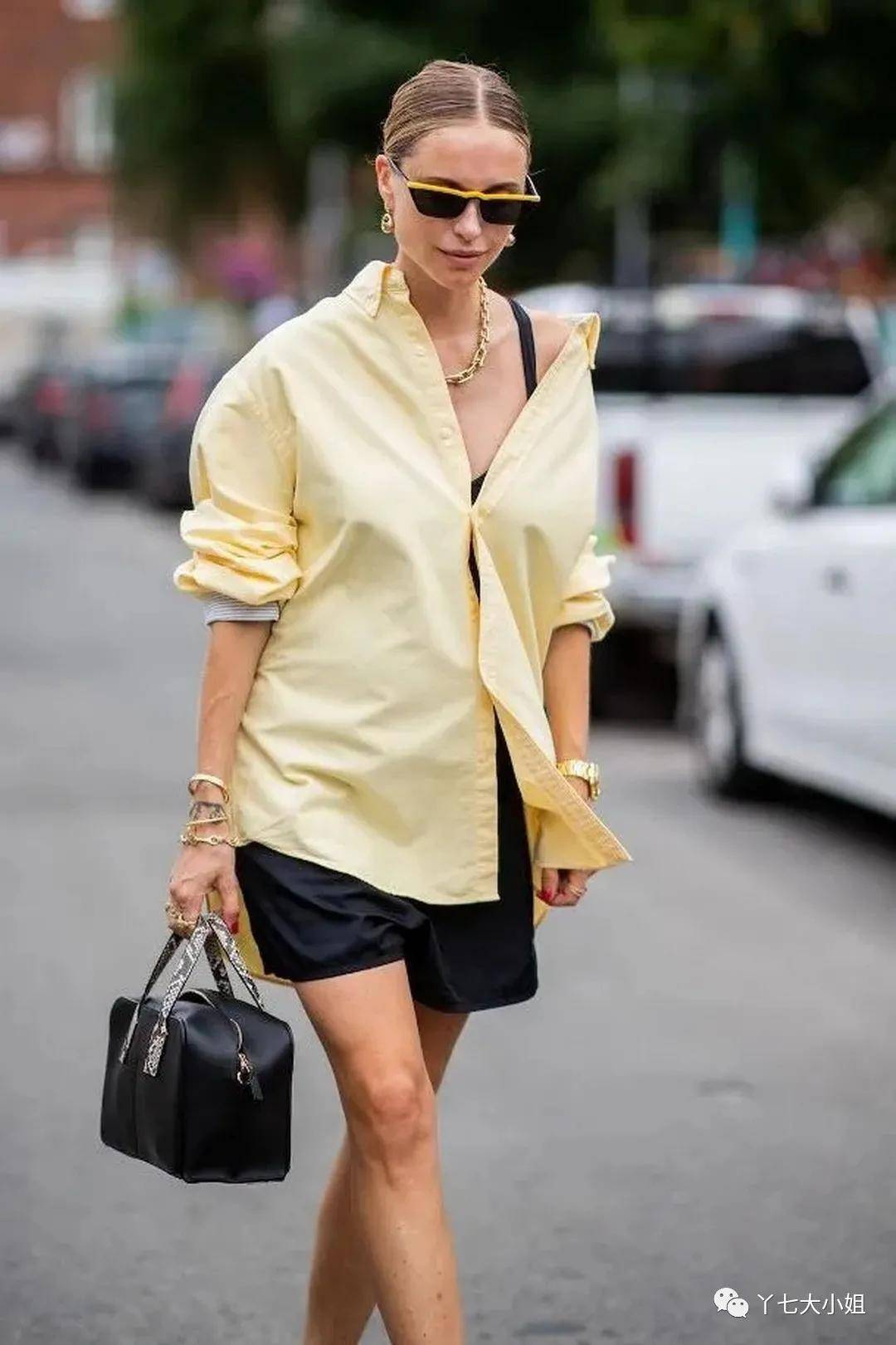 衬衣|衬衣+短裤＝夏季知性又帅气的时髦组合