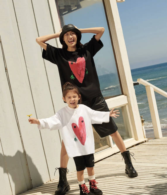 秦舒培|陈冠希女儿绘画作品被融入到服装里,销售所得将捐赠,正能量满满