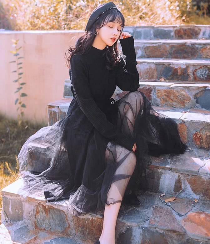 下半身|20岁怎么能少了一件粉色连衣裙？网纱火了这款“玫瑰裙”，超仙