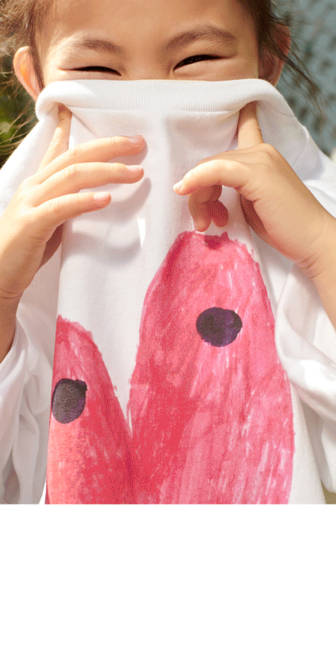 秦舒培|陈冠希女儿绘画作品被融入到服装里,销售所得将捐赠,正能量满满