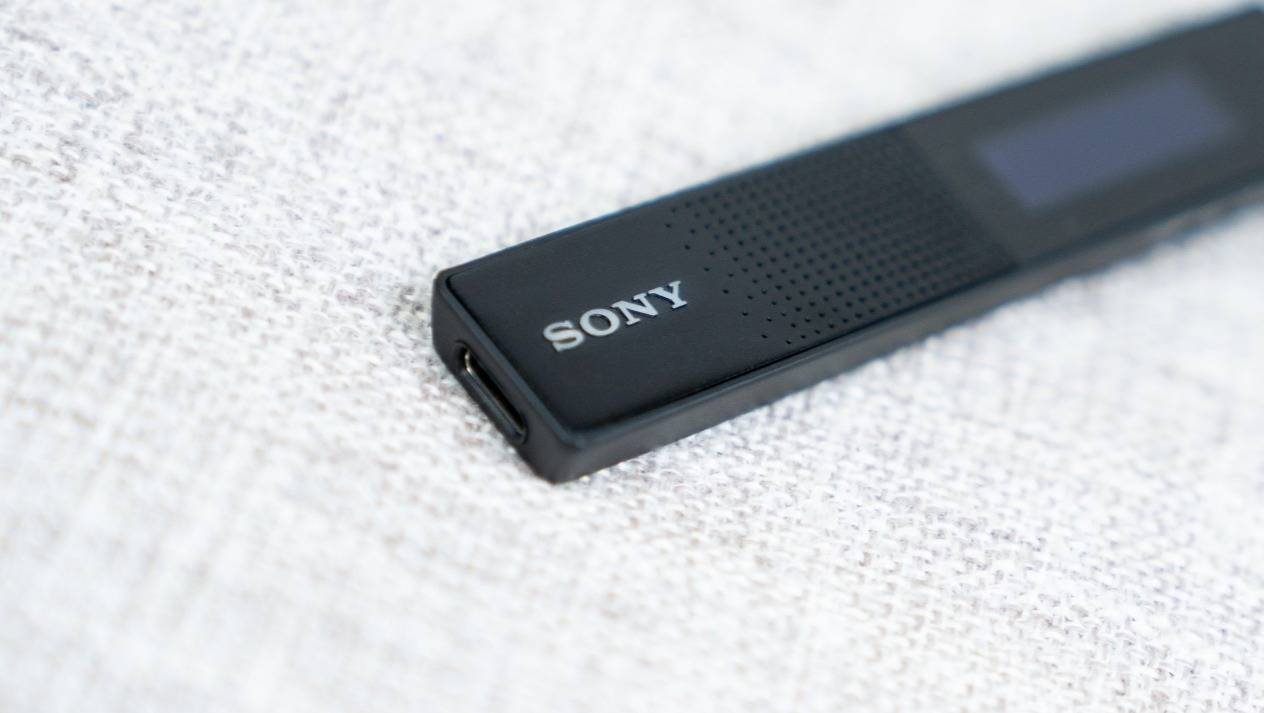 原创支持语音转文本,索尼icd-tx660便携数码录音棒开箱