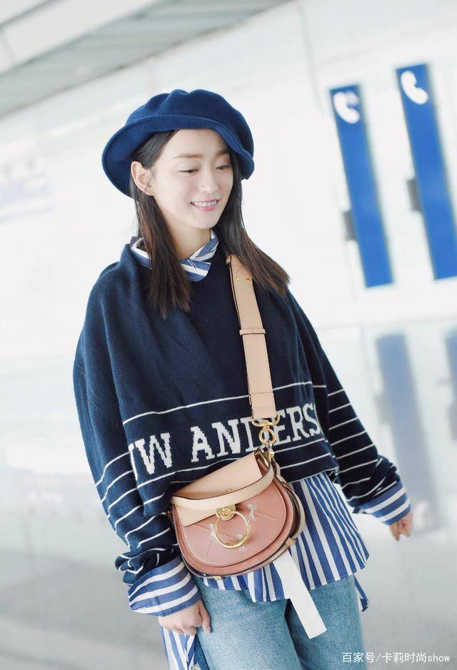 娃娃脸|何泓姗不愧是“小琵琶精”，和赵丽颖神似，31岁娃娃脸仍然好少女