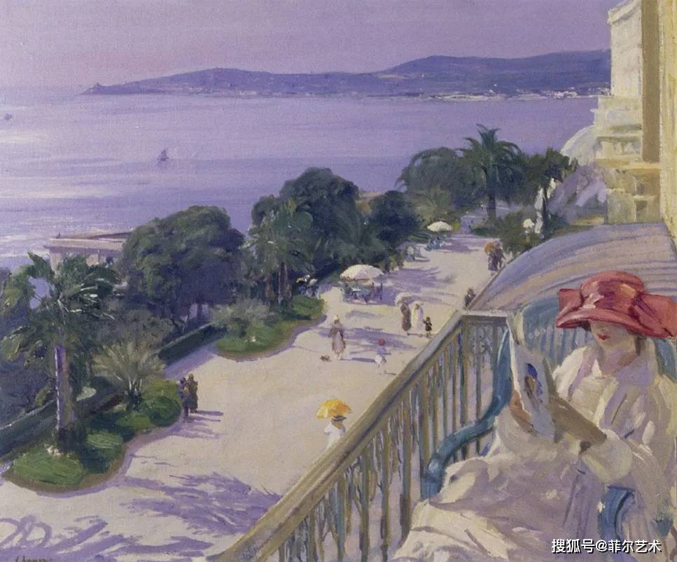 英国皇家美术学院院士爱尔兰著名画家约翰拉维里女性人物油画作品欣赏