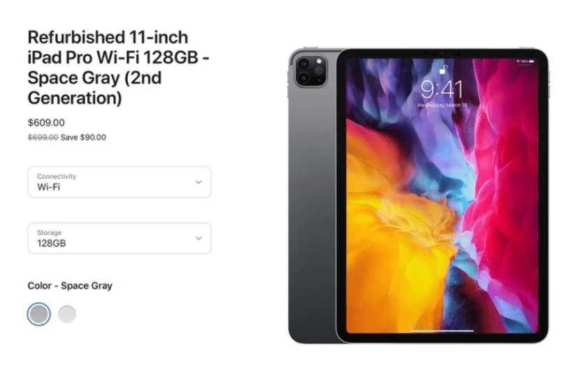 苹果|美国开售 iPad Pro 2020 款翻新机：约 3946 元起