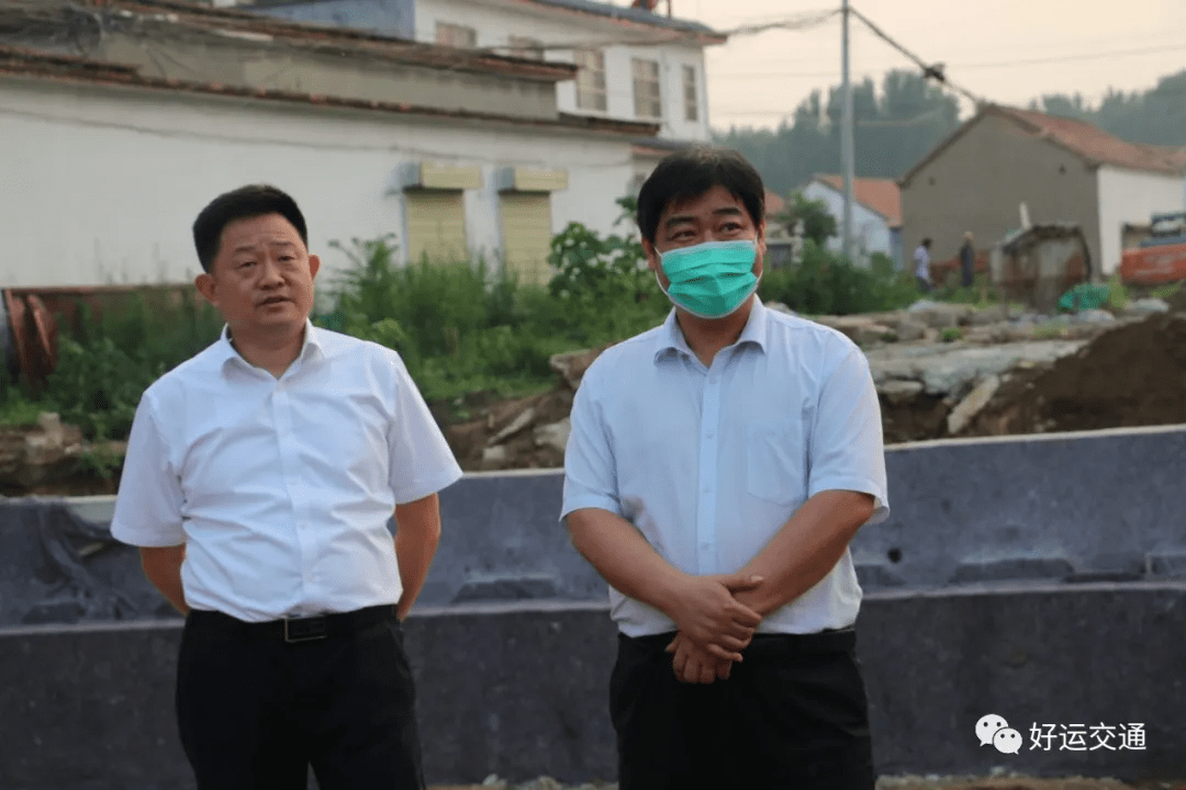 汶上县政府副县长布方锋督导交通重点项目建设