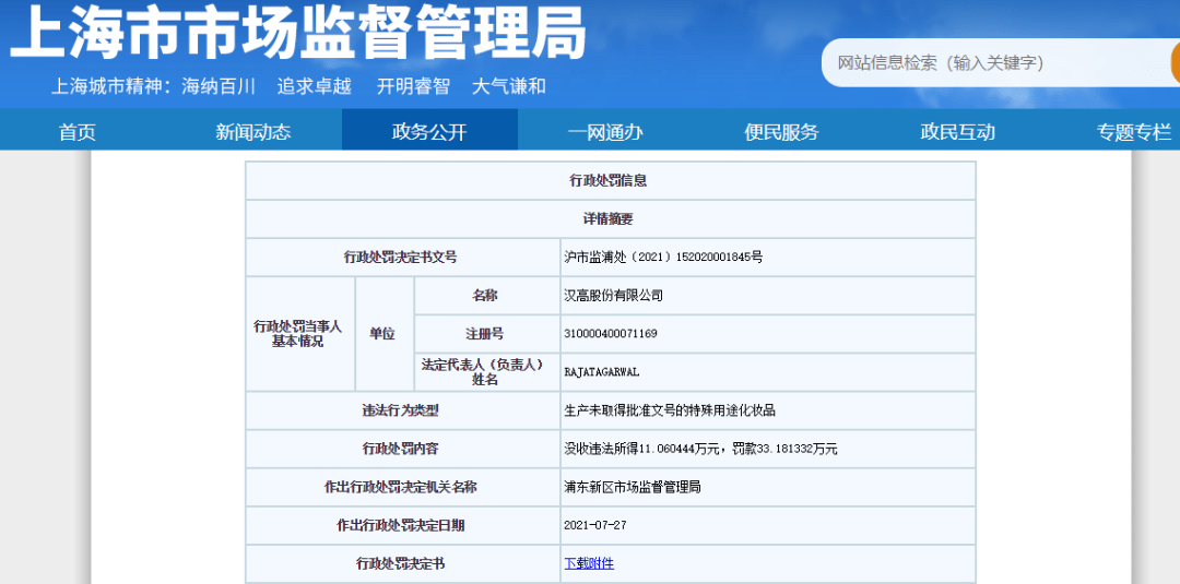 汉高股份多次被罚：生产公司也曾连续三次被整改(图1)