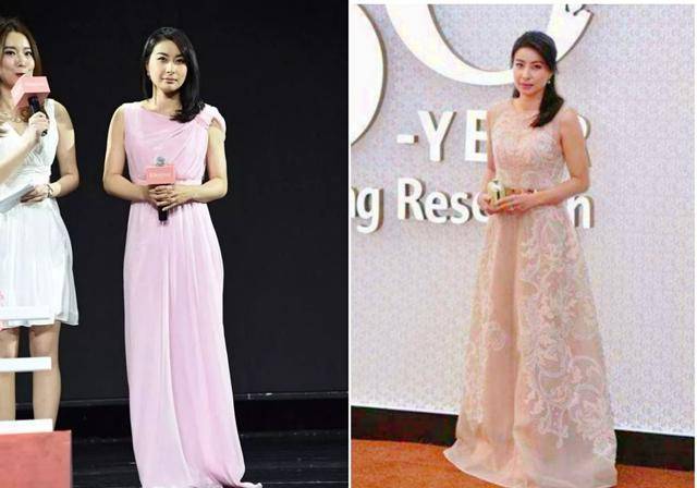 场合|郭晶晶“俩妈”同框!亲妈头发花西装搭T恤,婆婆额头饱满显大气