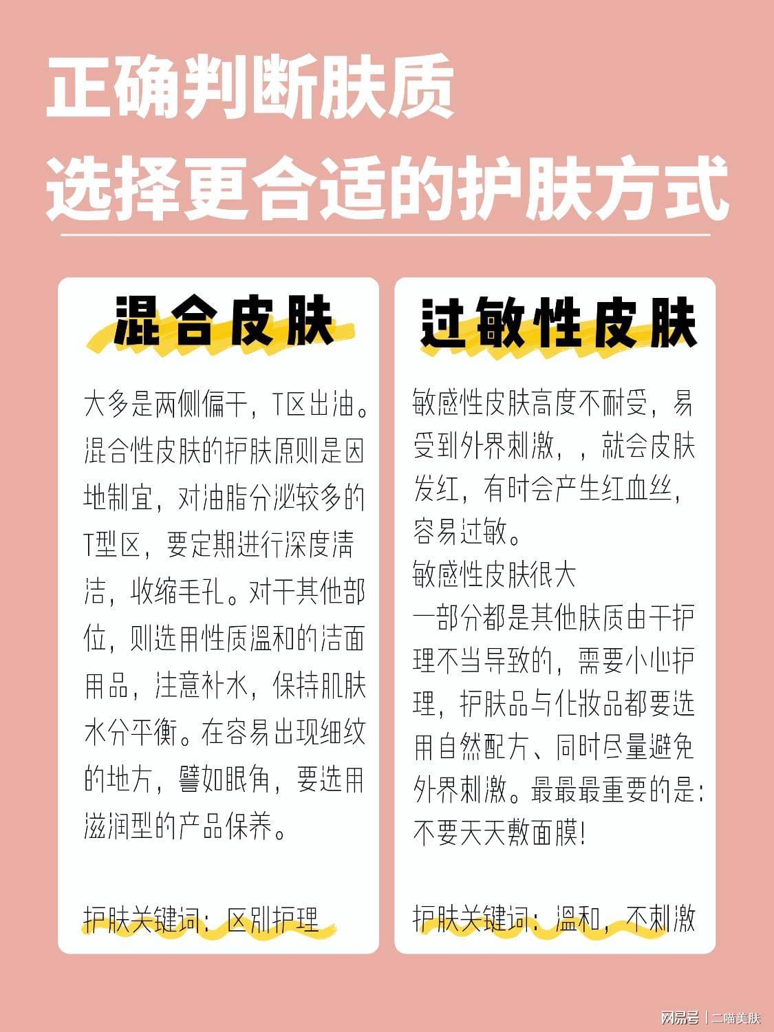 护理|喵拾柒护肤课丨护肤第一步，正确判断自己的肤质！