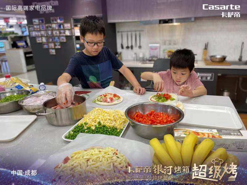 披萨|用户为何选择卡萨帝厨房？看看超级烤3分钟披萨挑战