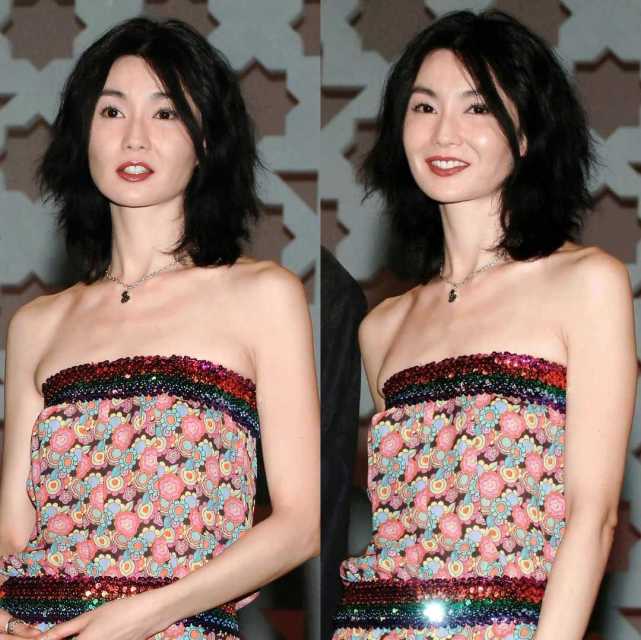 身材|张曼玉才是真正“骨相美”,穿印花抹胸裙高级大气,没整就是耐看
