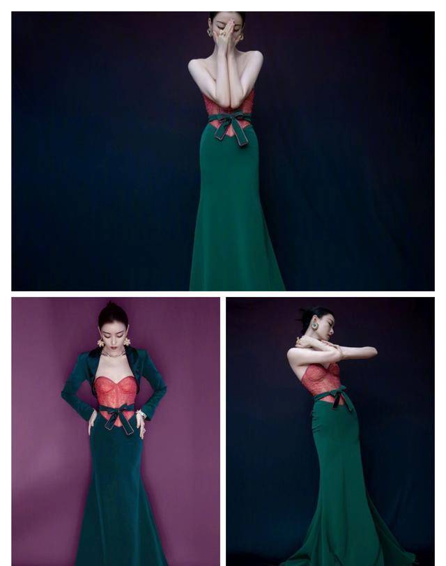 身材|时尚盛典红毯，女星红毯斗艳，倪妮不仅红配绿，还差点亲上刘诗诗