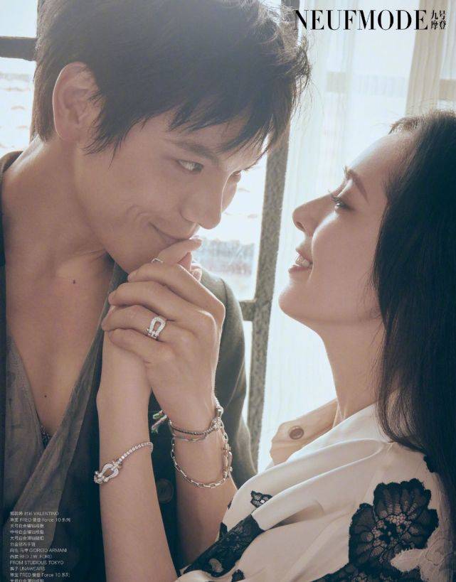 郭碧婷|郭碧婷向佐七夕大片比婚纱照还甜!小向太穿刺绣衬衣,美回巅峰