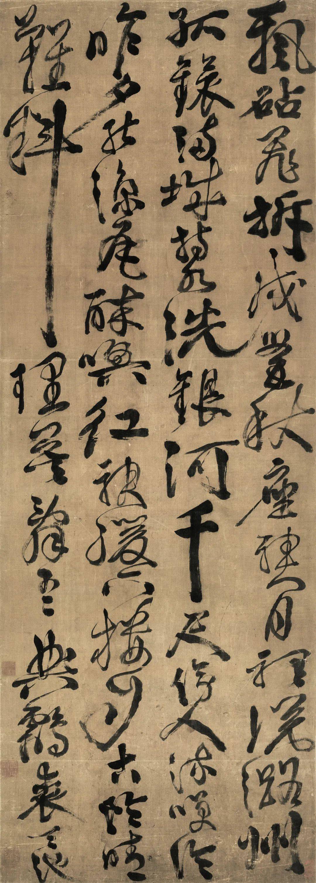 徐渭草书诗轴12幅太过瘾了