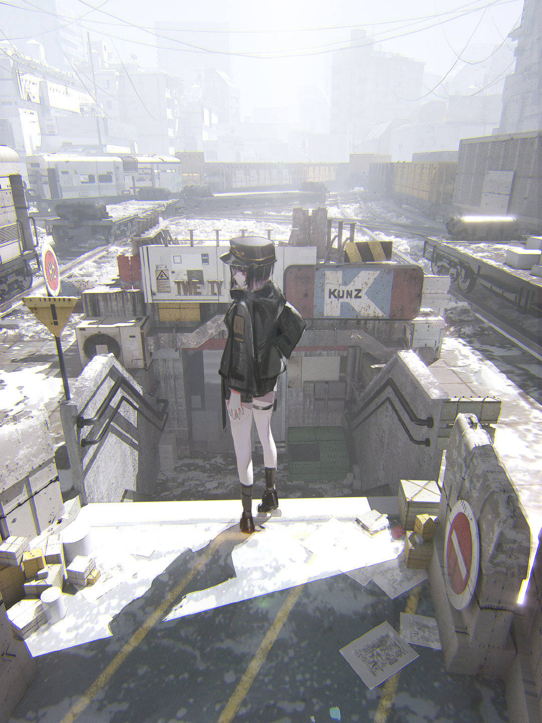 光影|国人画师的概念原画作品，三维与二维的元素处理得融洽自然