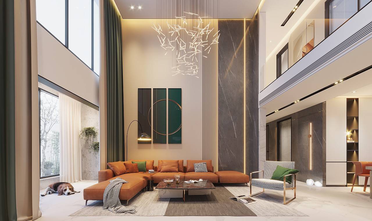 现代意式别墅表现