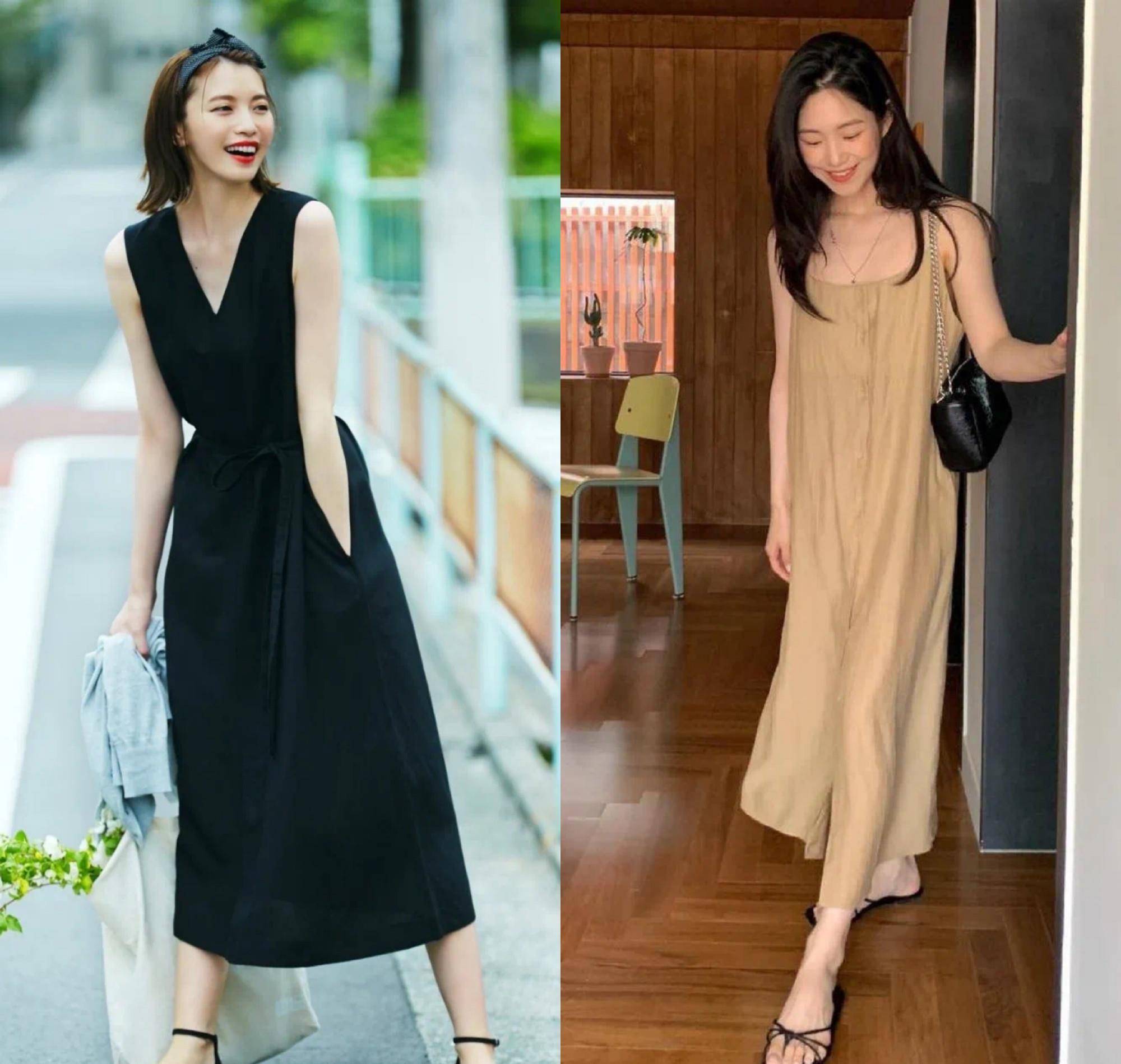 身材|高跟鞋已下线了!“连衣裙+平底鞋”正流行,时髦优雅又有女人味