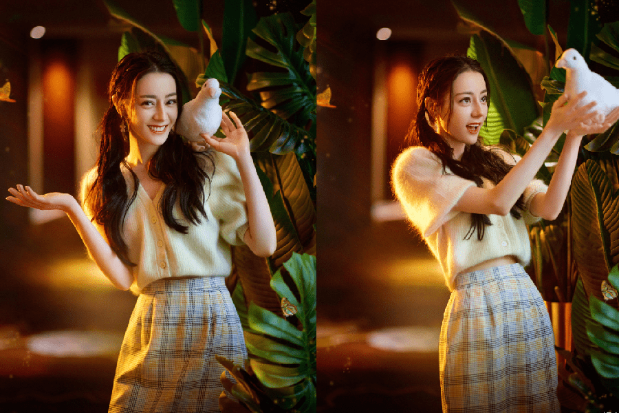 上衣|看齁甜剧《你是我的荣耀》，跟着热巴学穿搭！！