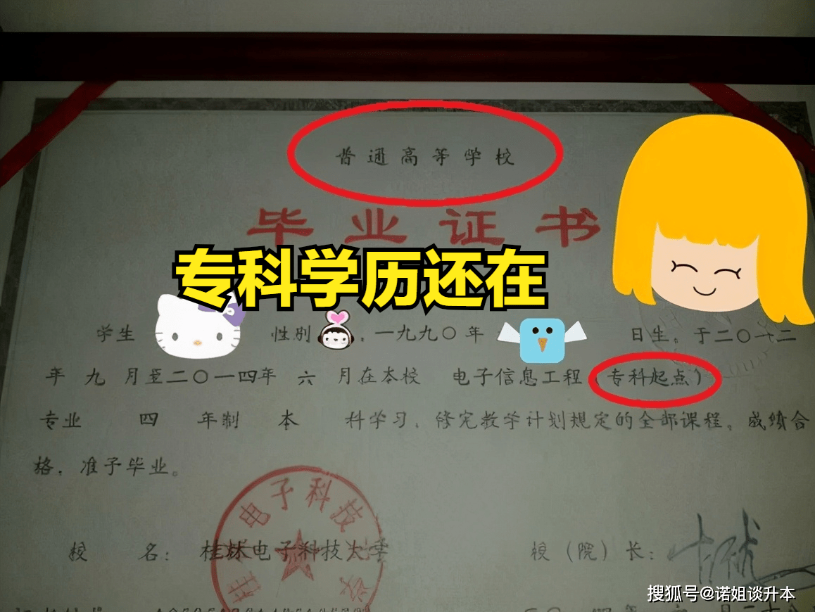 千辛万苦考上本科，谁成想专升本三个字还在毕业证上，努力有用吗