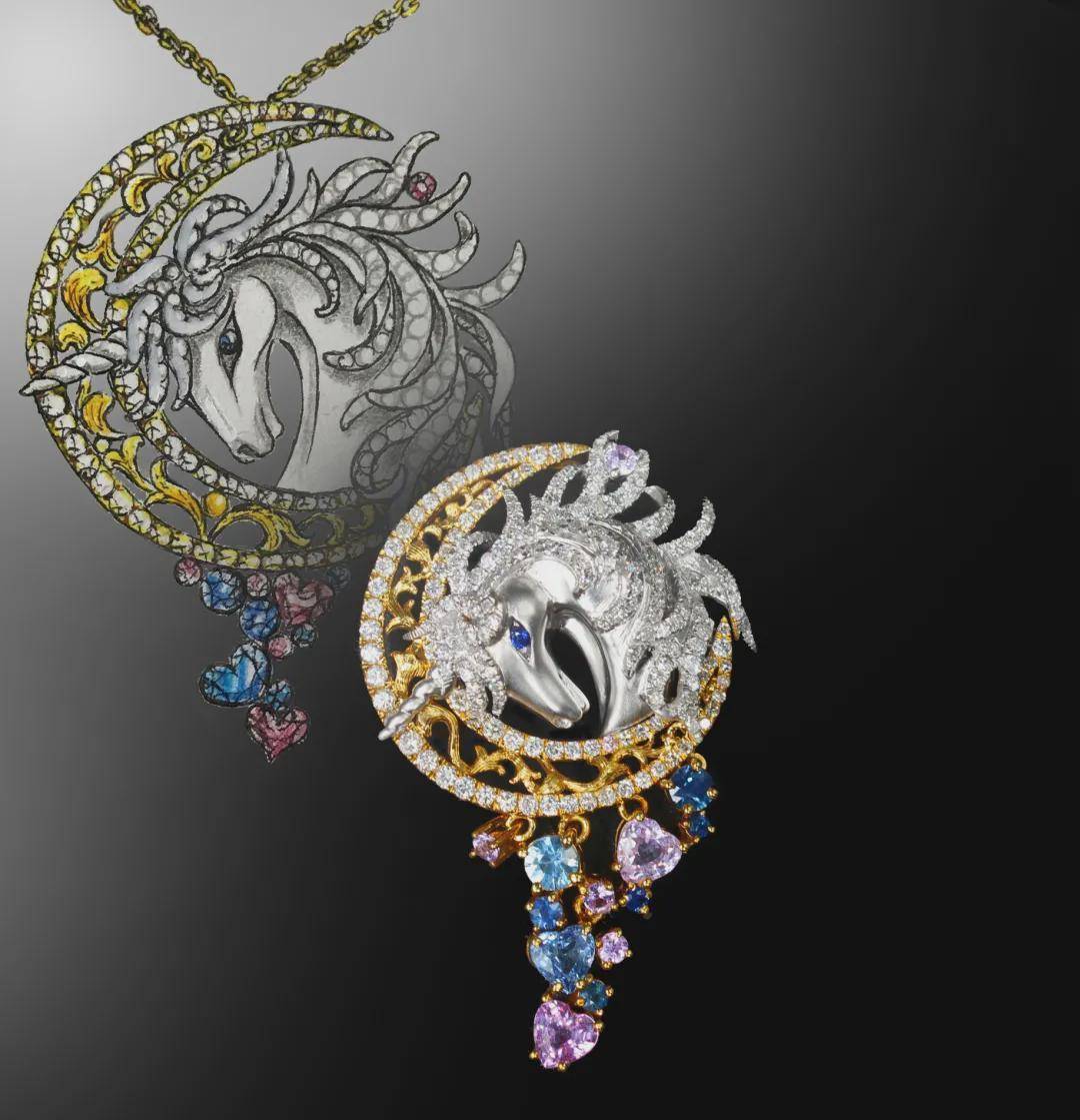 鉴赏|智灵珠宝梁智灵:坚持热爱,不问归处_作品