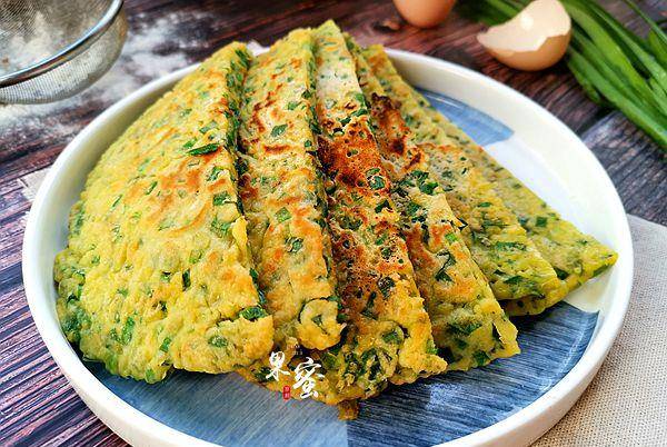 时间|一把韭菜，一碗面粉，两个鸡蛋，搅一搅，煎一煎，香喷喷